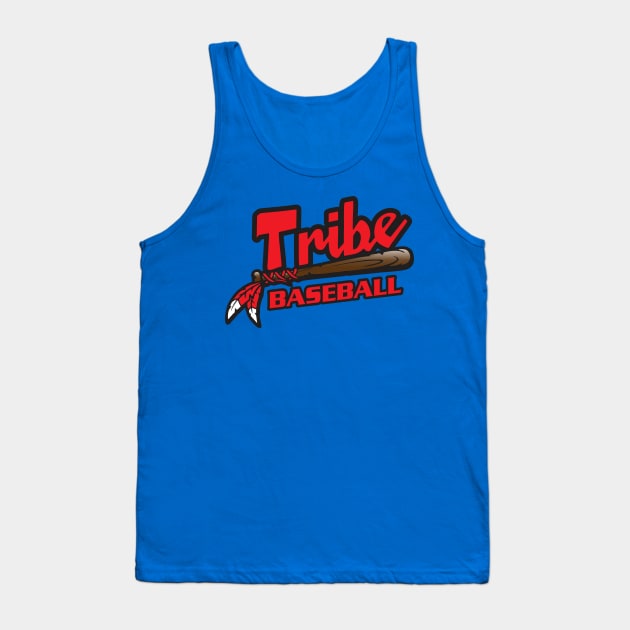 Tribe Baseball Logo Tank Top by DavesTees